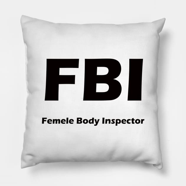 FBI Pillow by mabelas