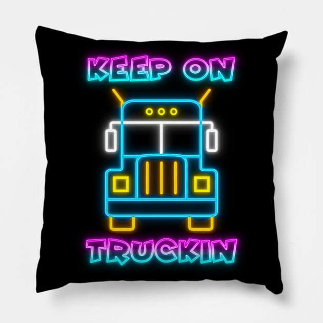Truck Pillow by The Design Deck