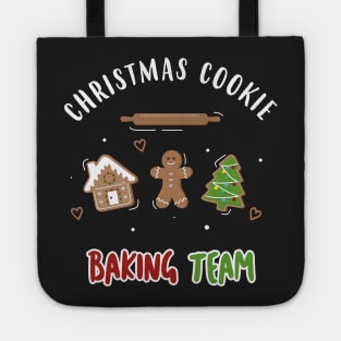 Christmas Cookie Baking Team Gingerbread Tote