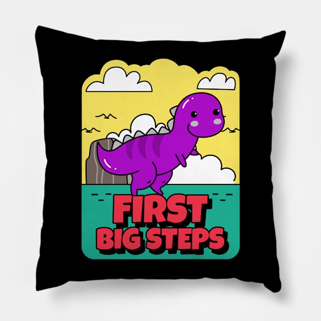 First Big Steps Pillow by KidsKingdom