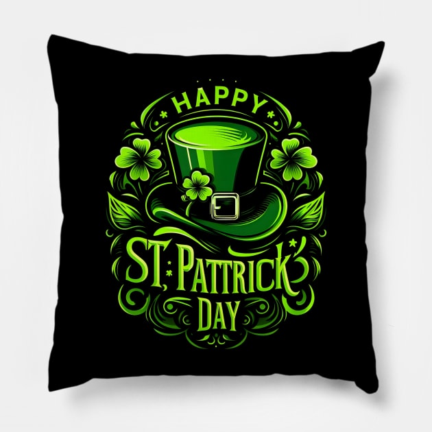 st patricks day Pillow by Rizstor