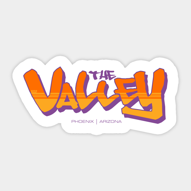 Phoenix Suns The Valley Phoenix Suns Sticker Teepublic