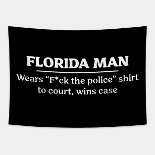 Florida Man Court Shirt Tapestry
