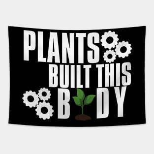 Plants Built This Vegan Body Builder Tapestry