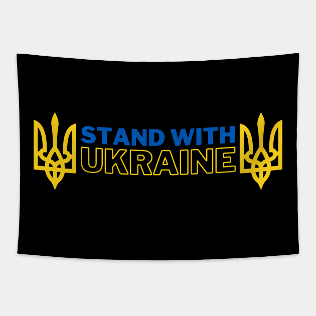 Stand With Ukraine Tapestry by oneduystore