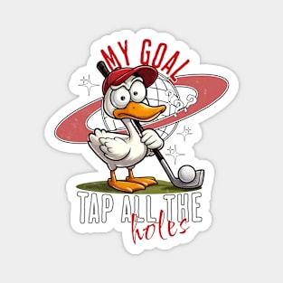 Golfer Funny Golf Tap All The Holes Magnet