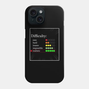 Difficulty->Realistic Design Phone Case