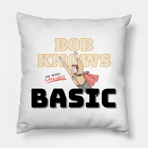 Bob Knows Basic Pillow by GetMeCoding.com Gear