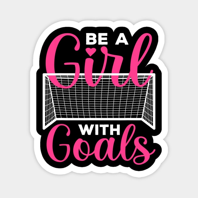 Funny Soccer Art For Girls Soccer Lovers Players Magnet by torifd1rosie