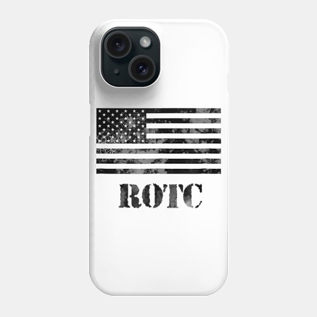 Military Rotc Faded Veteran Flag Phone Case by StuSpenceart