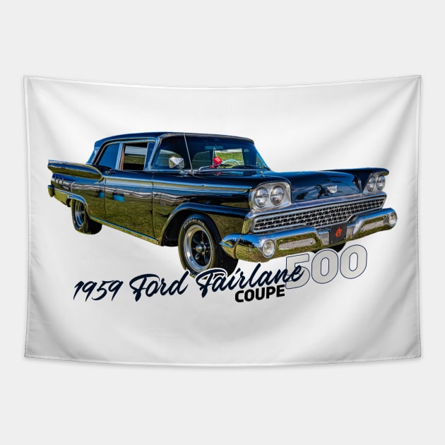 1959 Ford Fairlane 500 Coupe Tapestry by Gestalt Imagery