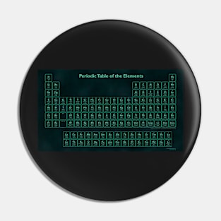 Glow Effect Periodic Table Pin