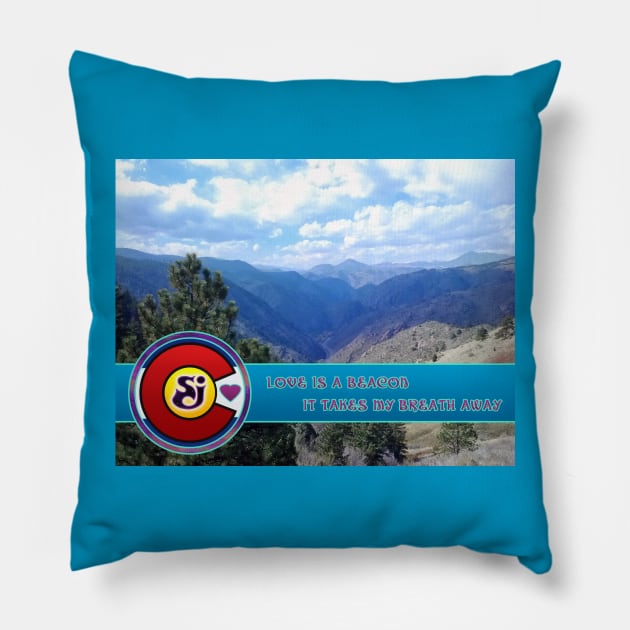 String Cheese Incident Beautiful Colorado Love Pillow by Shayna