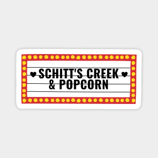 Schitt's Creek And Popcorn Magnet