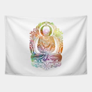 Cosmic Gautama Buddha - Warm Tapestry