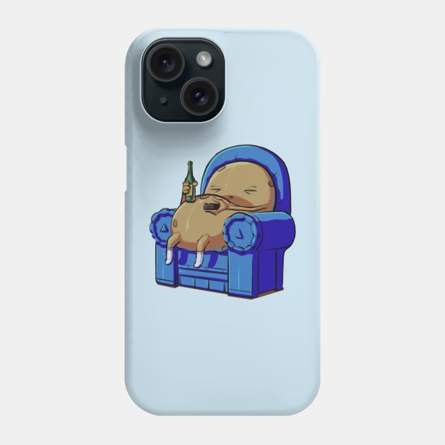 Couch Potato Phone Case by VeryCerealsStore