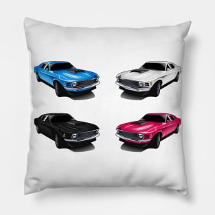 USA Muscle Car Pillow