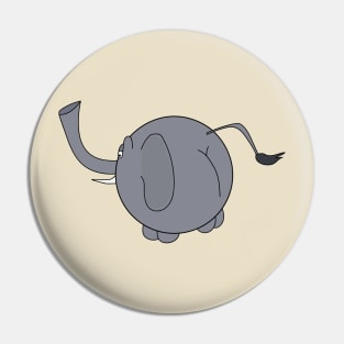 Cute Chubby Elephant Pin