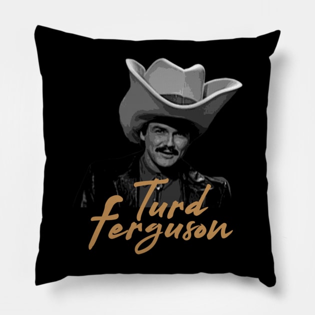 Turd Ferguson Portrait Pillow by Stevendan