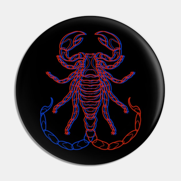 Scorpio Pin by Sadhakaya