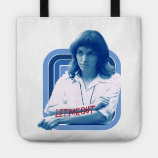 severance series Britt Lower fan works let me out graphic design by ironpalette Tote