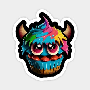 Cupcake Monster Magnet