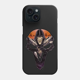 Death comes from the shadow Phone Case