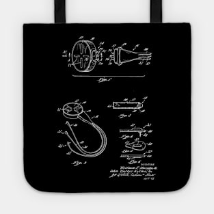 Cardiac Pacer Ball System Vintage Patent Hand Drawing Tote