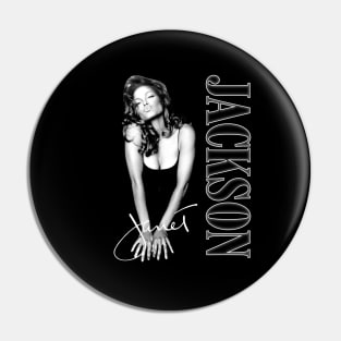 Janet Jackson Vintage Pin