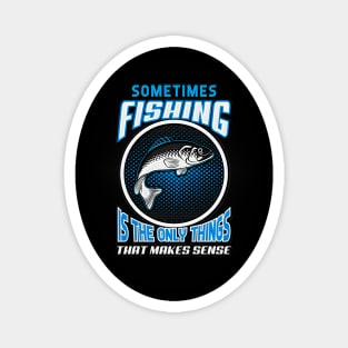 Black Panther Art - Fishing Tagline 4 Magnet