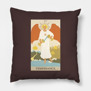 Temperance Tarot Card Pillow