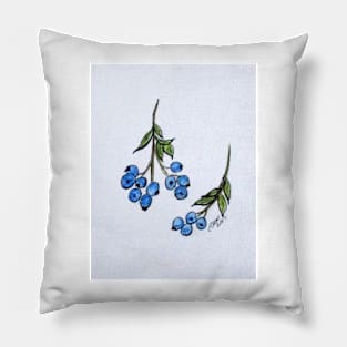 Blue Berries Pillow