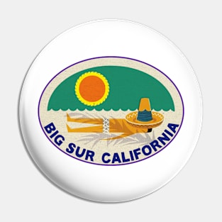 Big Sur California Carmel San Simeon Pacific Ocean Pin