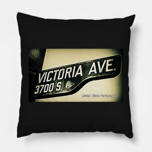 Victoria Avenue, Los Angeles, California by Mistah Wilson Pillow