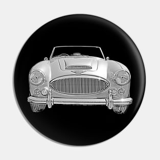 Austin-Healey 3000 Mk III 1960s British classic car Pin