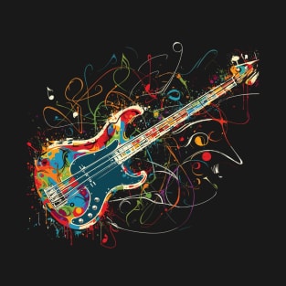 Wild Bass Guitar T-Shirt