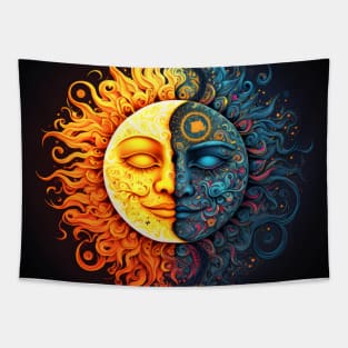 The Moon And The Sun Tapestry