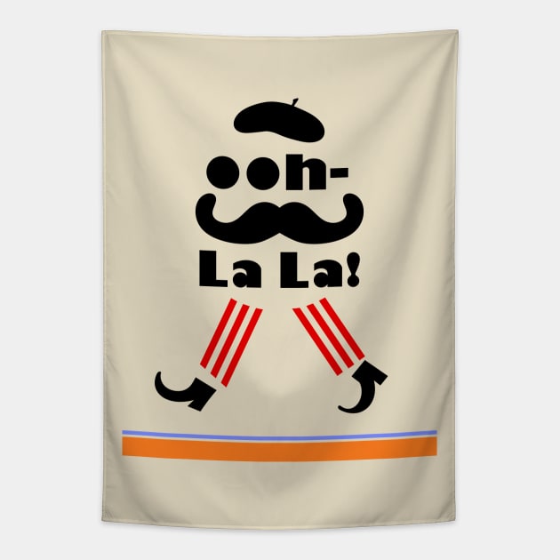 Ooh La La (full print) Tapestry by Stupiditee