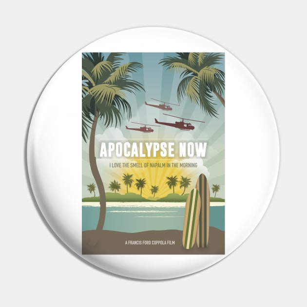 Apocalypse Now - Alternative Movie Poster Pin by MoviePosterBoy