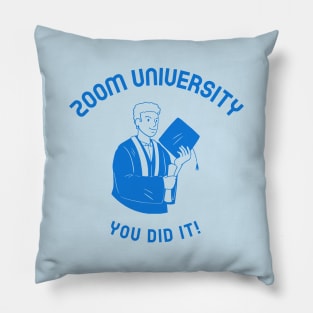 Zoom university man Pillow