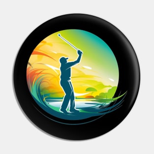 Golf enthusiast, Fore golf, no golf no life,golfing evolution, golf activity golf player, funny golf lover swing Pin