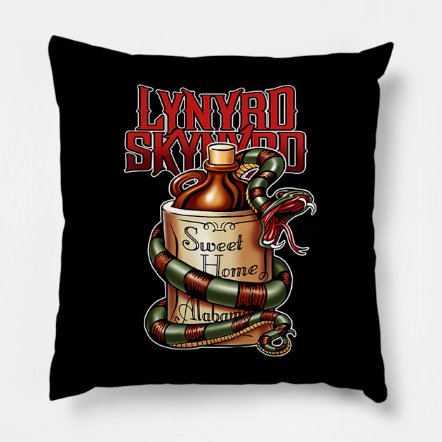 lynyrd Vintage Pillow by IJUL GONDRONGS