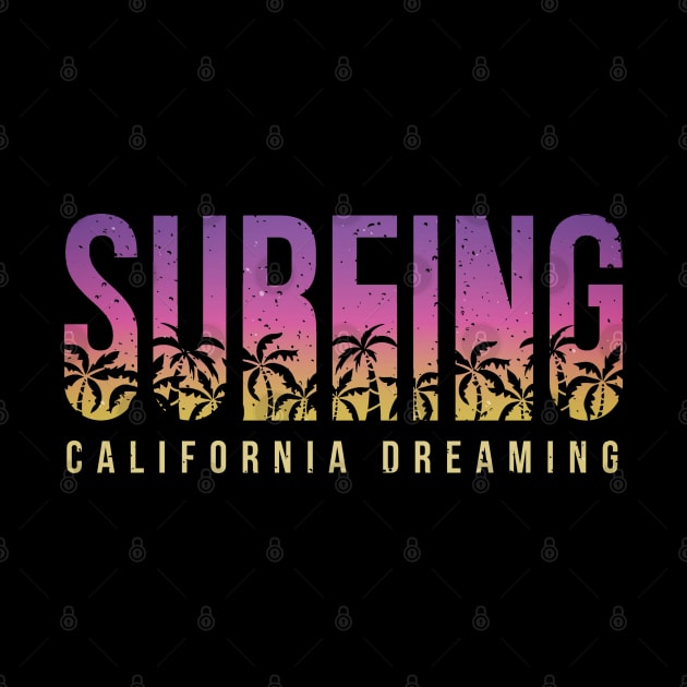 Surfing california dreaming by ArtStyleAlice