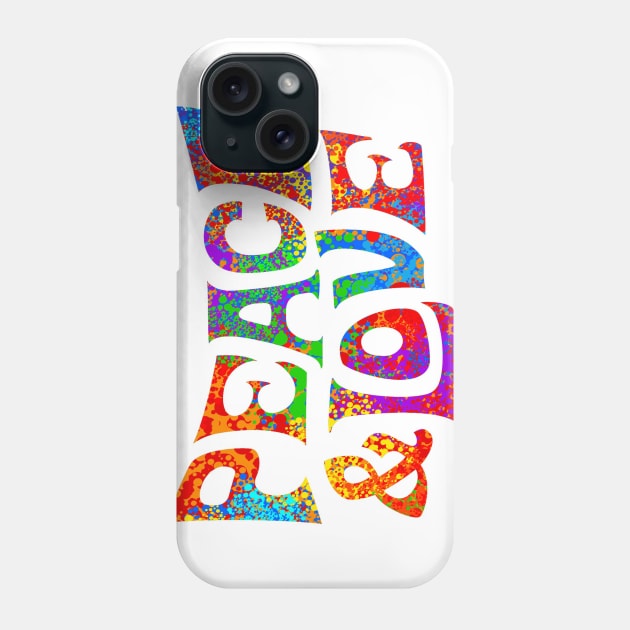 Peace and love Phone Case by pickledpossums