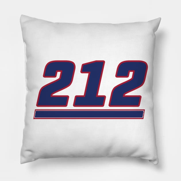 New York LYFE the 212!!! Pillow by OffesniveLine