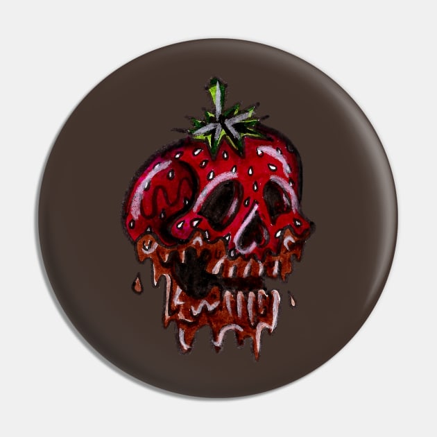 Chocolate Covered Skullberry Pin by Brieana