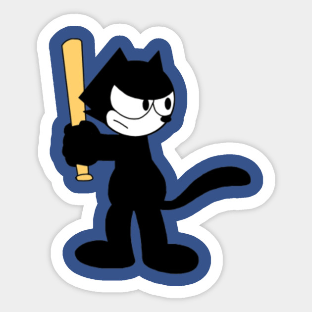 Felix The Cat Cartoon Felix The Cat Cartoon Sticker Teepublic