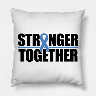 Stronger Together - Blue Ribbon Pillow
