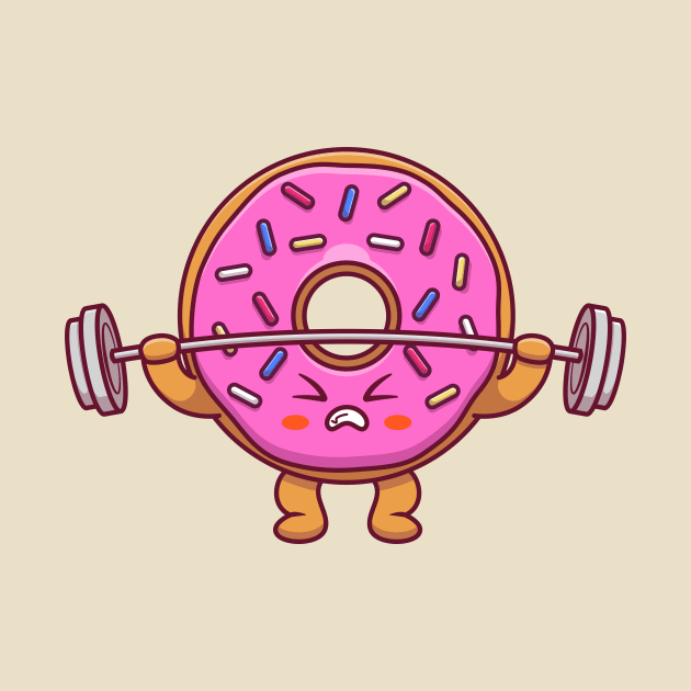 Cute Doughnut Lifting Dumbbel by Catalyst Labs