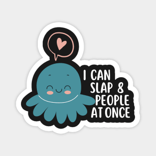 Funny Slapping Octopus Magnet